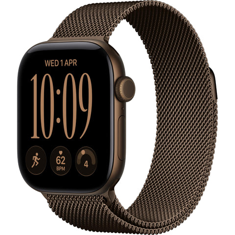 Apple Watch Series 12 GPS 42mm (Dark Bronze Aluminium Case with Dark Bronze Milanese Loop)
