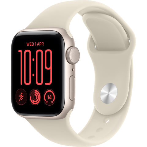 Apple Watch SE 3 GPS 40mm (Starlight Aluminium Case with Sand Sport Band - M/L)