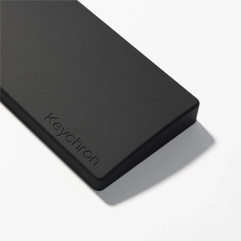 Keychron Silicone Palm Rest for 100% Size Low Profile Keyboards (Black)