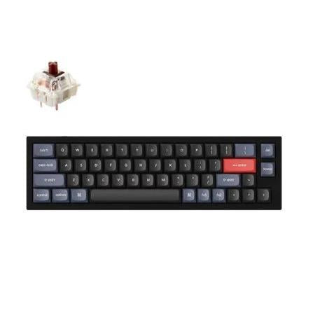 Keychron Q9-C3 40% Layout 52 Key Brown Switch RGB Hot-Swap Wired Keyboard (Black)