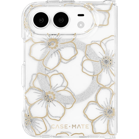 Case-Mate Floral Gems Case for iPhone Duo (Gold)