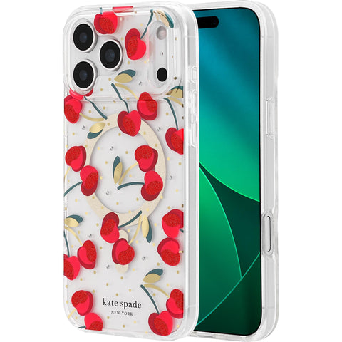 Kate Spade Magsafe Case for iPhone 18 Pro Max (Cherry Dot)