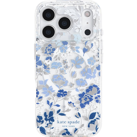 Kate Spade Magsafe Case for iPhone 18 Pro (Flowerbed Blue)