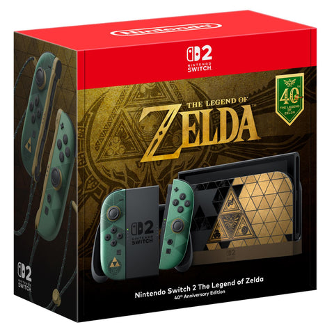 Nintendo Switch 2 The Legend of Zelda 40th Anniversary Edition Console