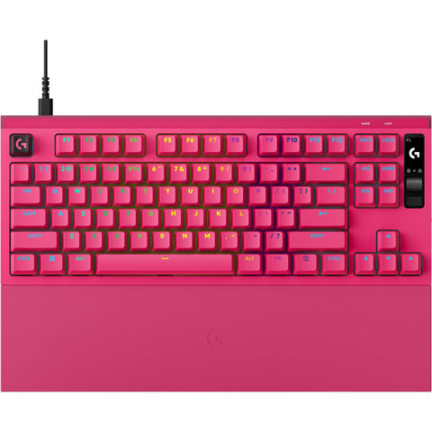 Logitech G Pro X Rapid 2 Gaming Keyboard (Pink)