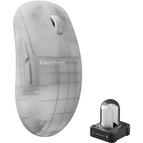 Keychron G6 HE 8K UltraLight Wireless Mouse (Ice)