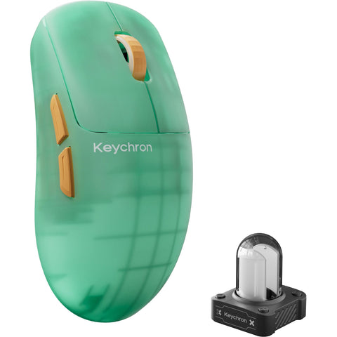 Keychron G6 HE 8K UltraLight Wireless Mouse (Mint)