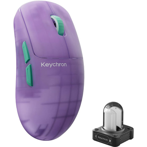 Keychron G6 HE 8K UltraLight Wireless Mouse (Lavender)