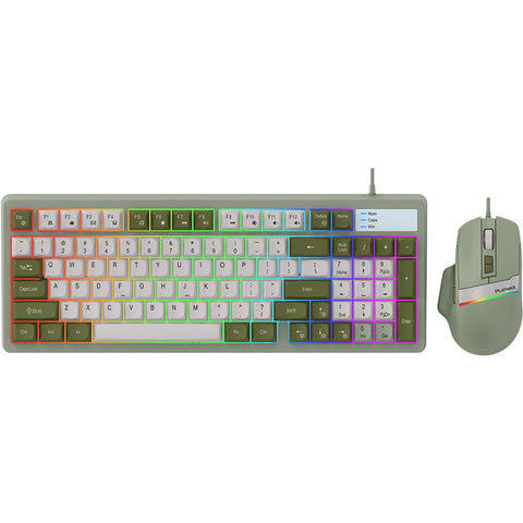 Playmax Strike Keyboard and Mouse Bundle (Sage Green)