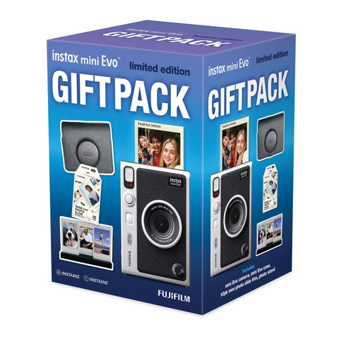 Fujifilm instax mini EVO C Instant Camera Xmas Gift Pack (Black)