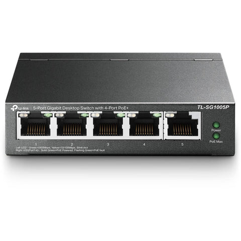 TP-Link TL-SG1005P 5-Port Gigabit Desktop Switch with 4-Port PoE