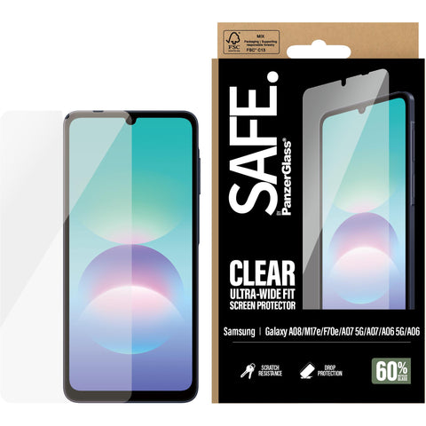 SAFE by Panzer UtraWide Fit Screen Protector for Samsung Galaxy A06/A07/A08