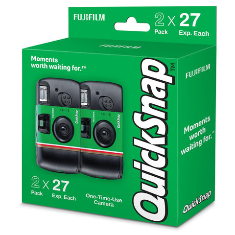 Fujifilm QuickSnap Flash 400 Disposable Camera Twin Pack