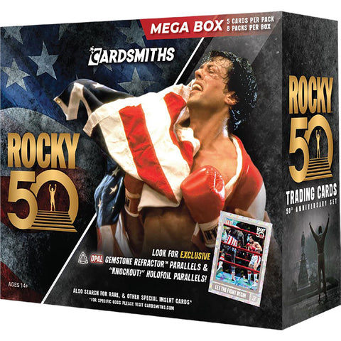 Rocky 50th Anniversary Trading Card Set (Mega Box)