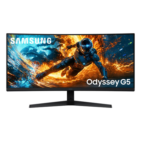Samsung Odyssey G5 G55H 34" QHD 180Hz Curved Gaming Monitor